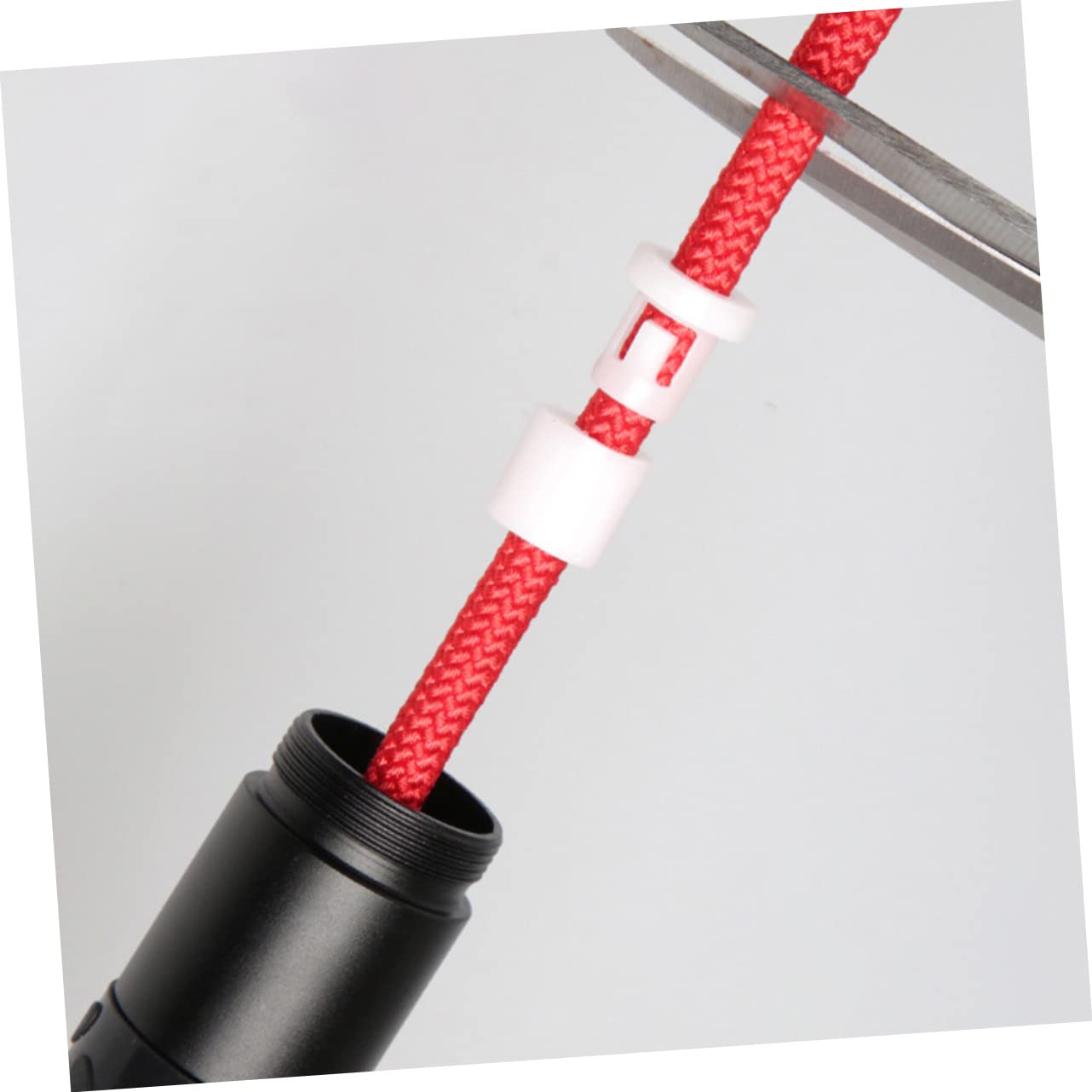 Corda da Saltare Professionale Regolabile per Esercizio, Rosso | Festa Estiva, Rotazione Rapida con Meccanismo a Cuscinetti, Pvc Lega di Alluminio Silicone