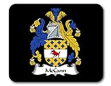 McCann Coat of Arms/McCann Family Crest Mousepad by Carpe Diem Designs, Made in The U.S.A