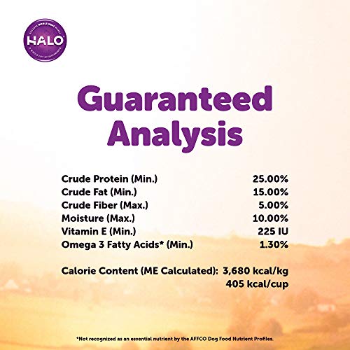 Halo Adult Dry Dog Food, Wild Salmon & Whitefish 14-Pound Bag #TOP5