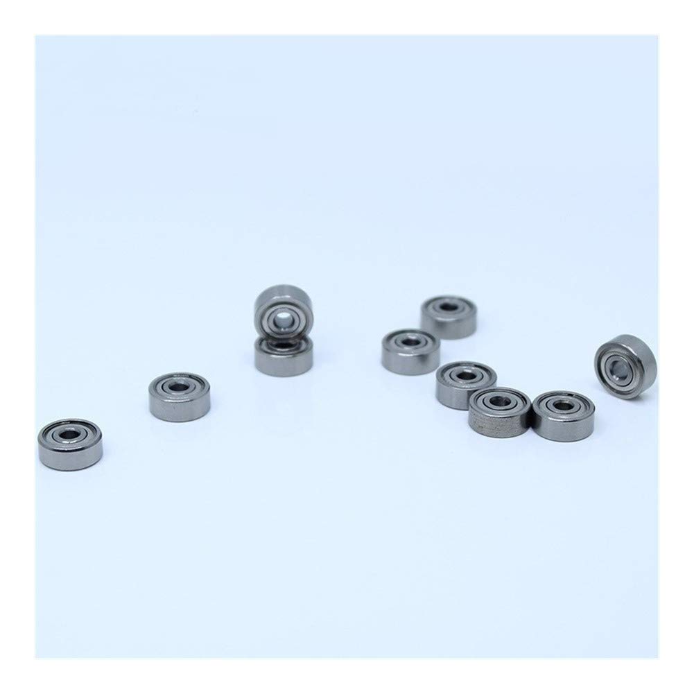 ZBJGBUIA S623ZZ Miniature Bearing ABEC-1 440C Roller Stainless Steel Ball Bearings S623Z S623 Deep Groove Z ZZ 3 * 10 4 mm