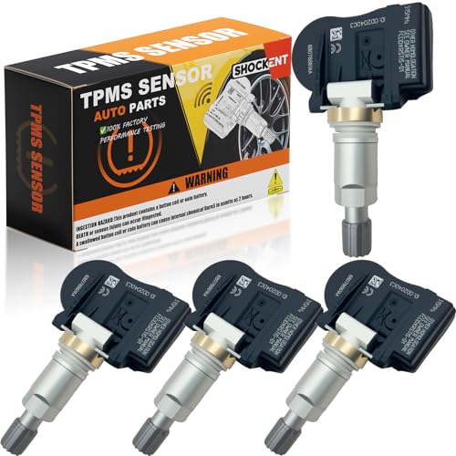 SHOCKENT 68078861AA Upgraded 315MHz TPMS Sensor Fits for:-Jeep Compass 2007-2017, Liberty 2005-2012, Wrangler 2007-2012; for:-Dodge Avenger 2008-2014, Caliber 2007-2012, Nitro 07-11 -4pcs