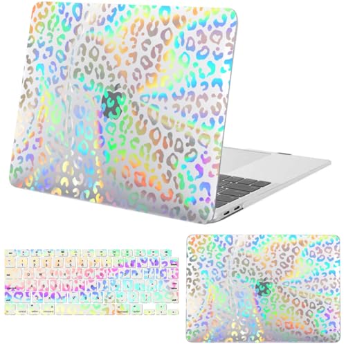 Protection MacBook Pro 15 Haute Finition Coque Rigide Ajustée Motif Léopard Chic