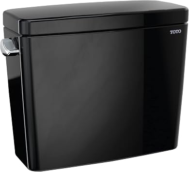 TOTO Drake 1.28 GPF Toilet Tank with WASHLET+ Auto Flush Compatibility, Ebony - ST776EA#51