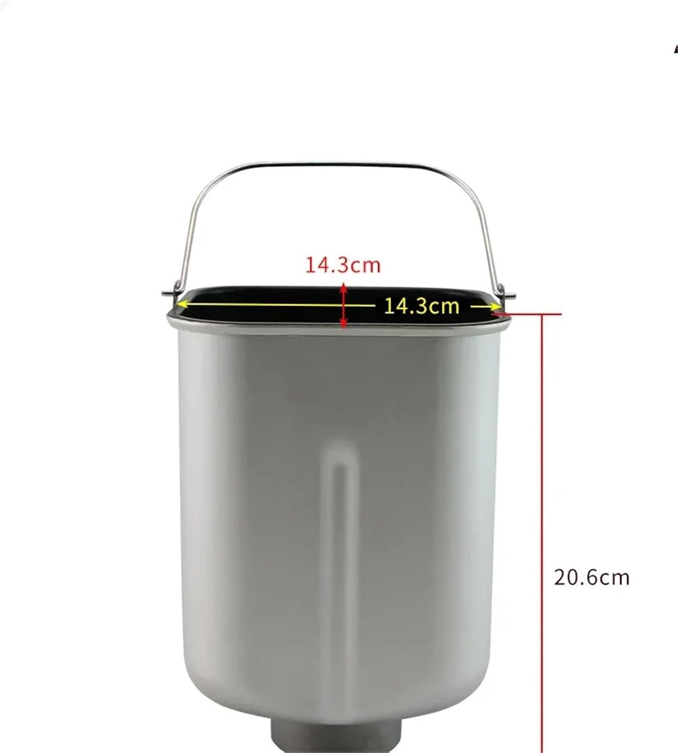Compatible for Midea EHS20Q3-PWRY MM-ESC2000 Bread Machine Non-Stick Inner Liner & Dough Mixing Bucket Accessories