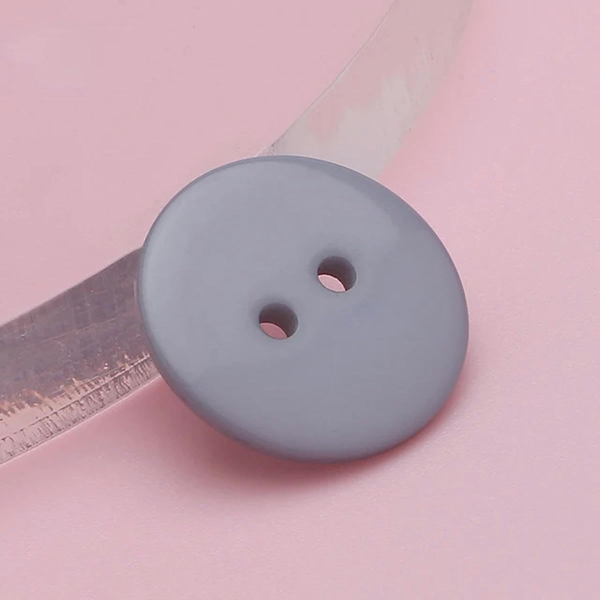 Bottoni, 9-30mm misti Abbigliamento for bambini colorati con doppio occhio for pane for fai da te in resina Scrapbooking Maglieria a mano artigianale All'ingrosso-Azzurro-36L 23,0 MM 30 pezzi