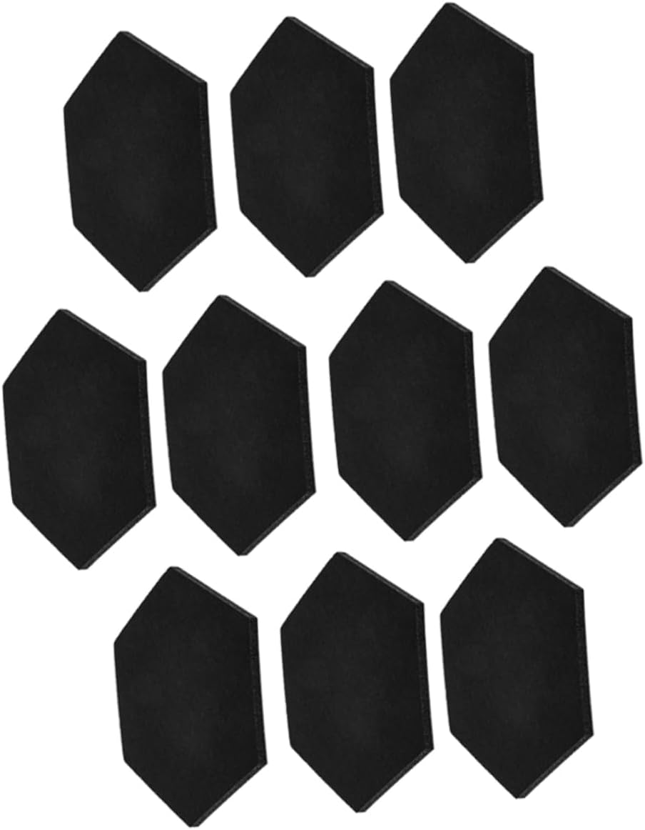 ARTIBETTER 50pcs Felt Bulletin Board Decorative Message Board for Wall Soft and Sound Panels for Home School and Office Decor