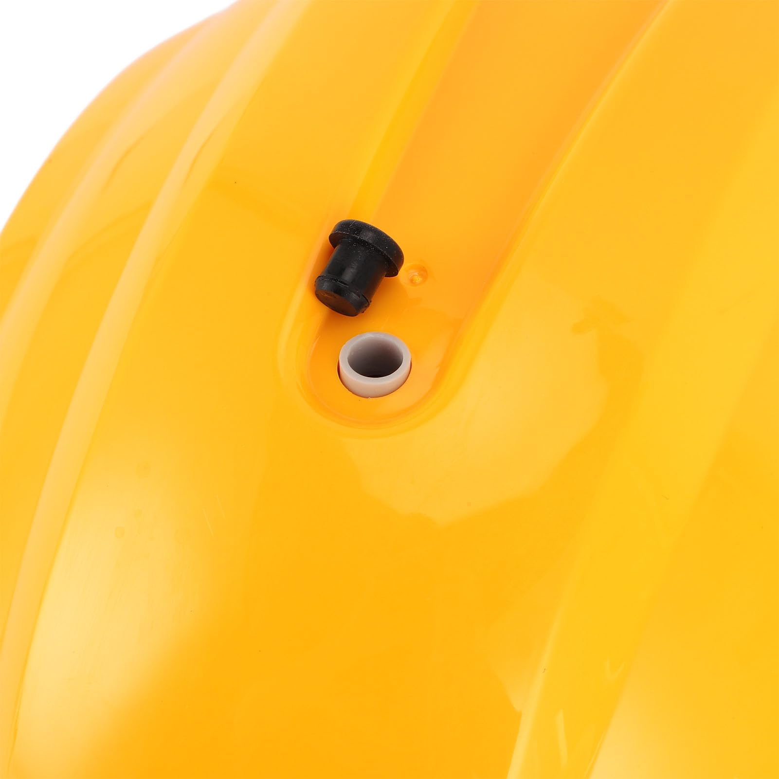 Cuffie di Raffreddamento Giallo Resistente alla Pioggia, Bluetooth Doppio Ventilatore, Massaggio per I Lavoratori di Costruzione