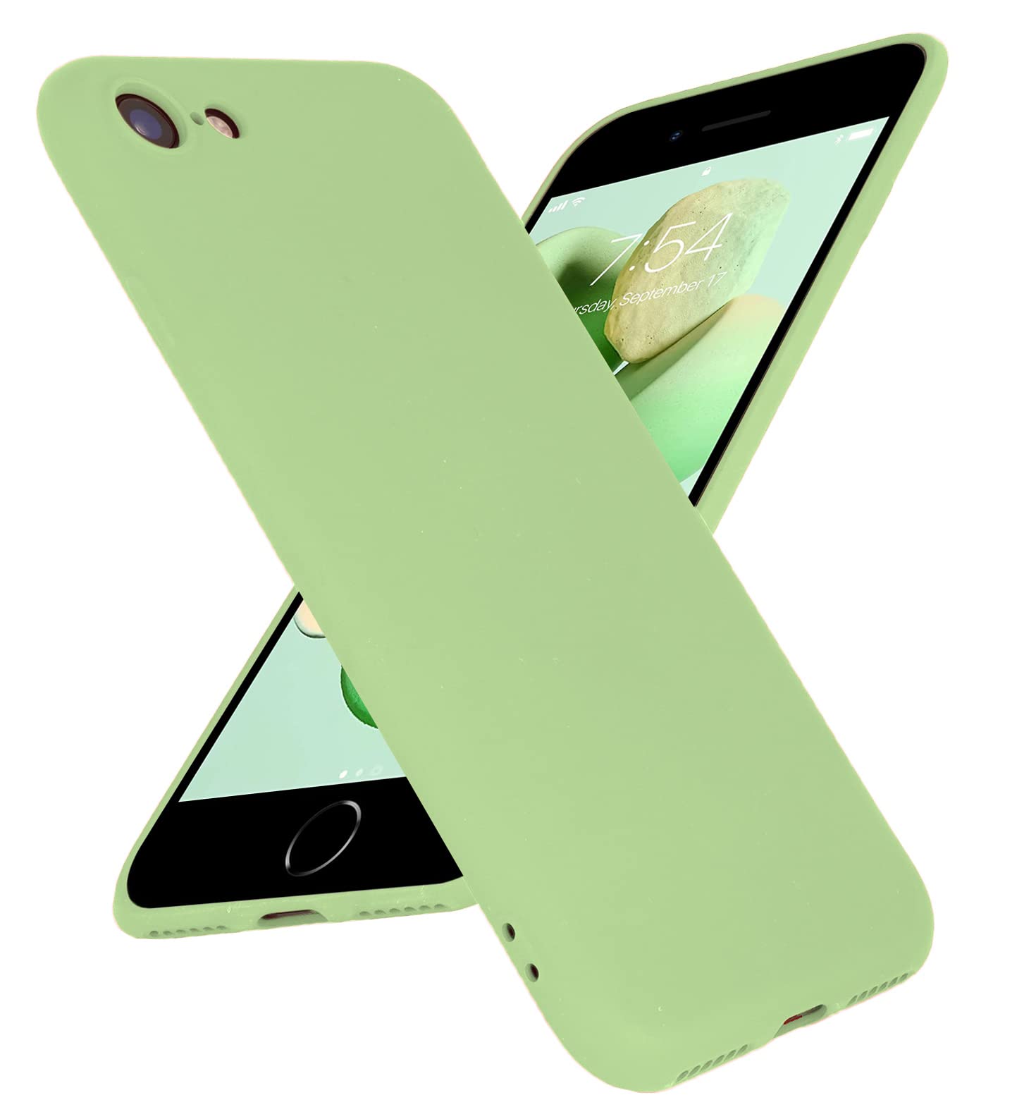 LOXXO® Back Cover Compatible for iPhone 7/8/SE/SE (3rd Gen), Liquid Silicone Gel Rubber Shockproof Candy Phone Cases Compatible for iPhone 7/8/SE/SE (3rd Gen) (Matcha Green) (B082X5J1YX) Amazon Price History, Amazon Price Tracker
