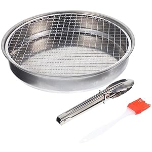 KONTONTY Tragbarer Holzkohlegrill Campinggrill