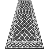 HDBODY Tapis De Couloir Pour L'entrée, Tapis De Couloir Étroit Et Long Antidérapant Pour La Décoration Intérieure, Tapis Intégré Pour Diverses Occasions, Facile À Entretenir,A,130x650cm(51x255inch)