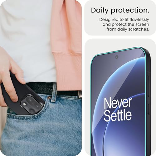 Image of ArmourPro Edge to Edge Tempered Glass for OnePlus 15 with Black Camera Ring Guard, 9H Screen Protector, Anti-Scratch, Anti-Fingerprint, Bubble-Free Installation Kit