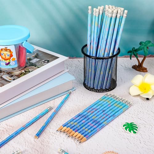 Lápices de grafito AnyDesign pack x48 con borrador miniatura 3