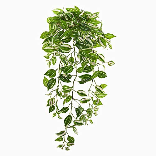 Nearly Natural 6192-S2 32 in. Wandering Jew Hanging Artificial Plant - Set of 2