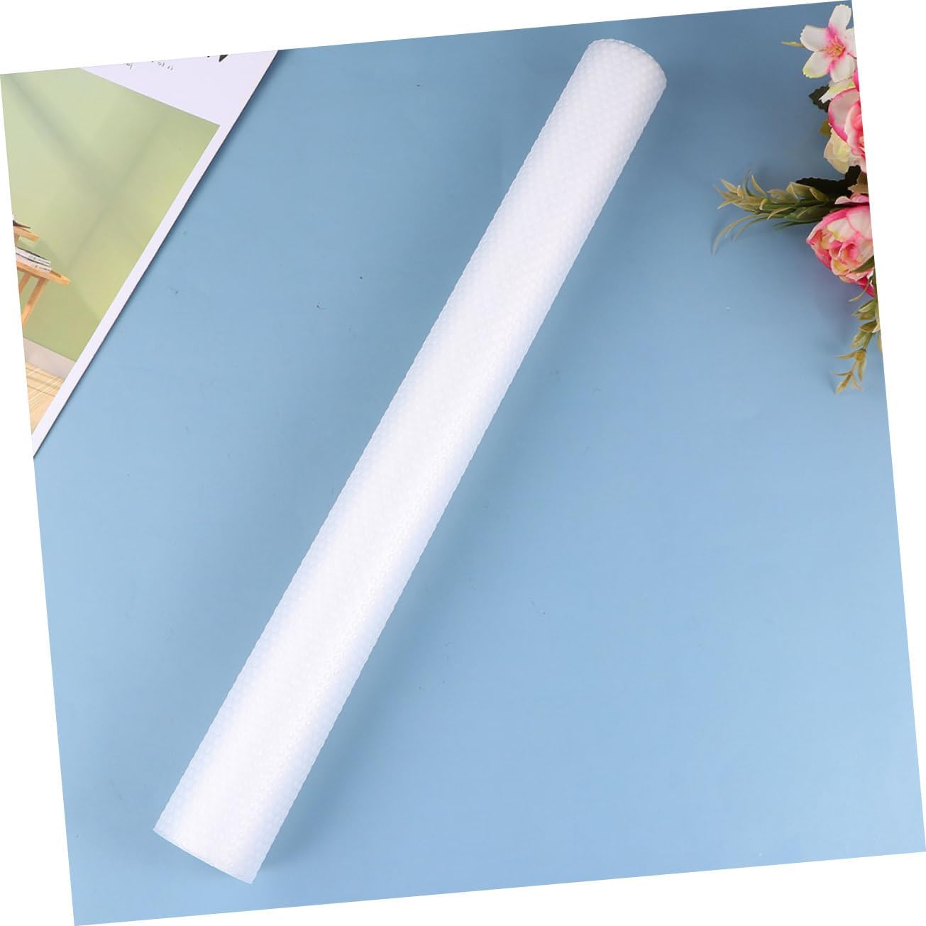 6Pcs Drawer Liners Non Slip Shelf Mats for Cabinets Kitchen and Bathroom White Versatile Cushion Easy to Cut and Install Oil and