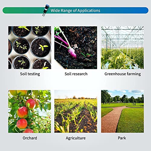 Lawnful Digital Soil Ph Meter, Industrial Grade Soil Ph Tester With Calibration-Free Lcd Display, High Accuracy Soil Ph Pen, Soil Ph Monitor For Garden, Lawn, Plant (Black) #TOP5