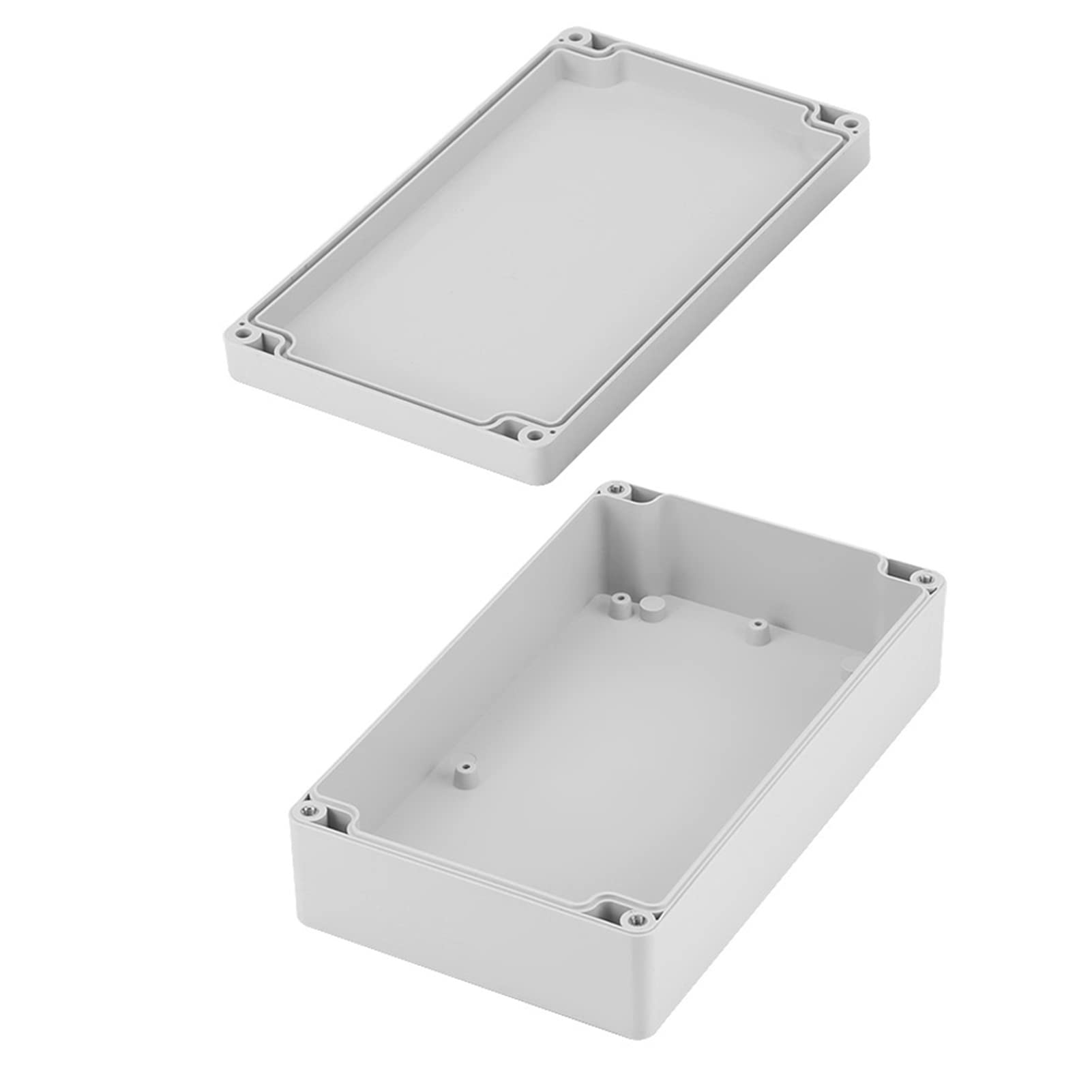 Scatola di giunzione impermeabile IP65 200x120x56 mm, scatola di giunzione antipolvere sigillata in plastica, scatola di connessione del cablaggio della custodia del progetto elettronico, facile da