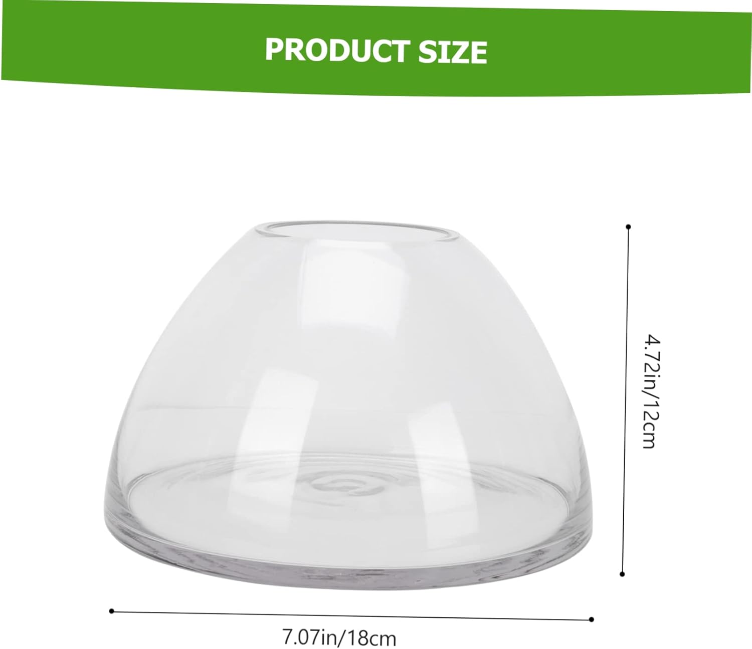 Generic Micro Landscape Bottle for DIY Moss Terrarium Compact Glass Container for Indoor and Outdoor Decor for Creating Unique Plant Ecosystems Diameter