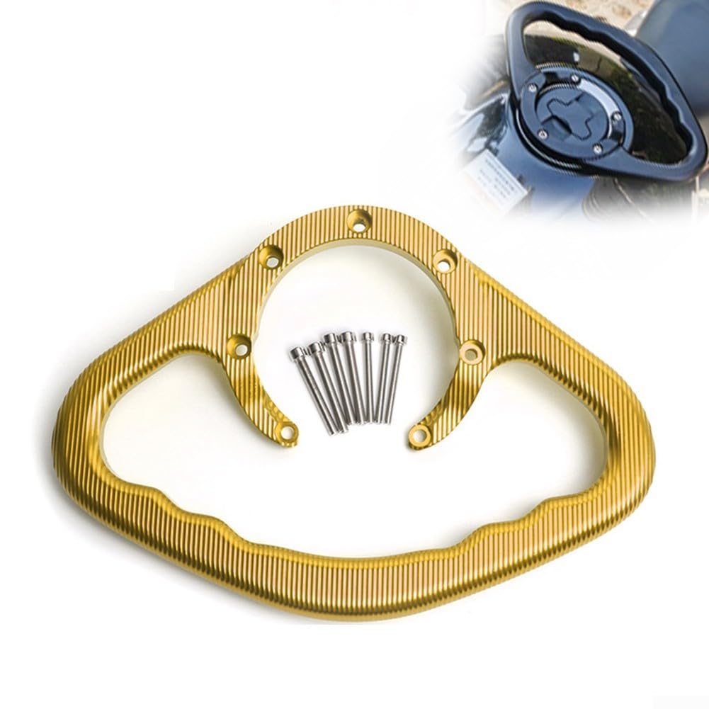 Maniglia del serbatoio del carburante per moto - Barra di supporto per passeggero - In lega di alluminio CNC - Per CBR600RR CBR900RR CBR1000RR CB1000R CB600F (nero)