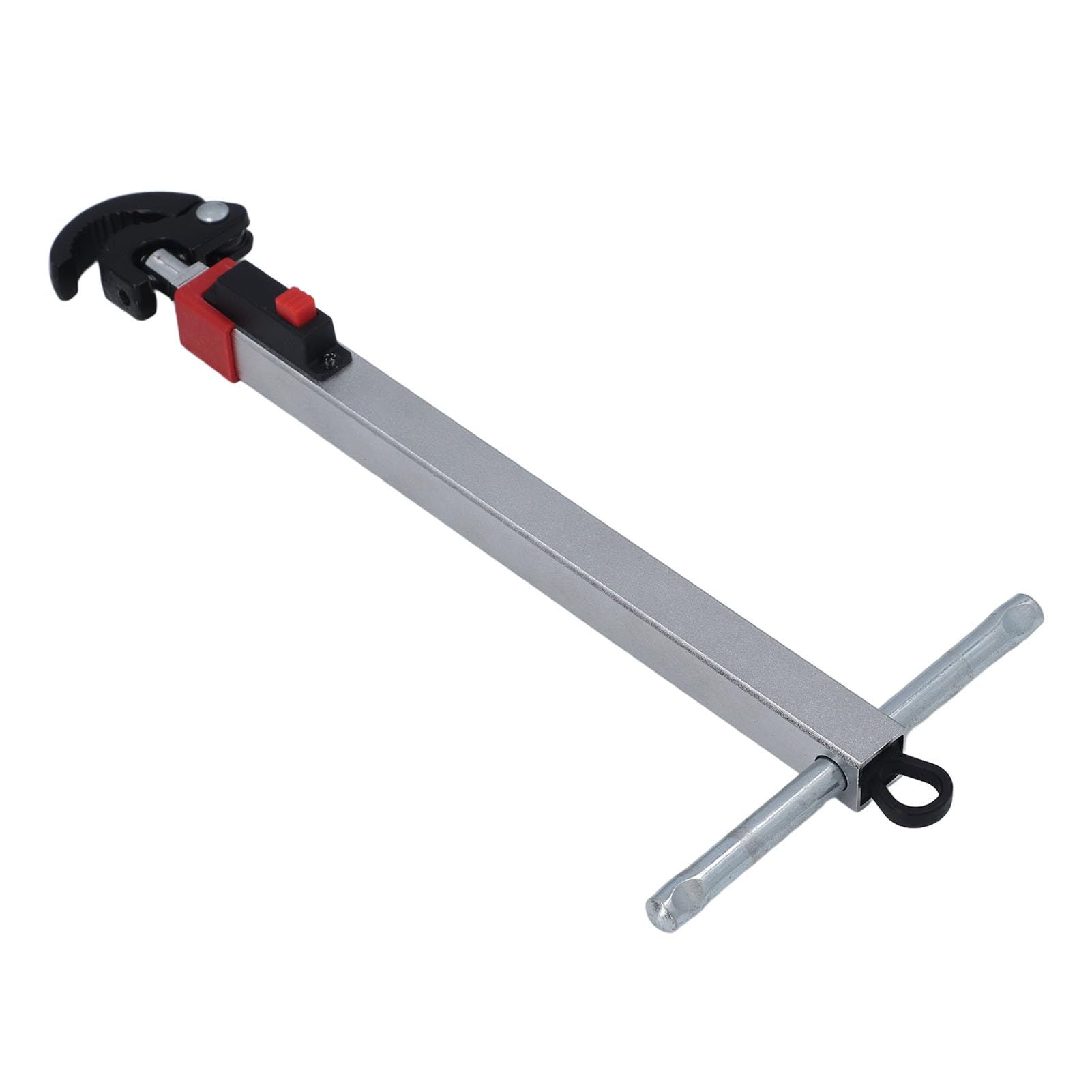 Basin Wrench 250mm | High Carbon Steel 180° Dual Heads Spring Loaded Jaw | Sink Spanner for Tight Spaces/Faucets/Plumbing | 10mm - 64mm Nut Range