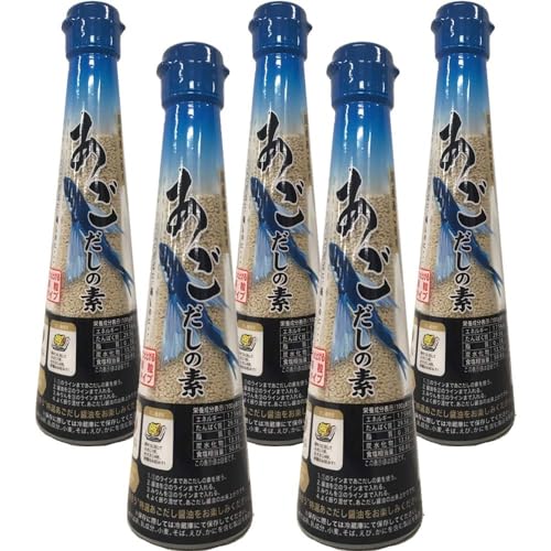 遊月亭 あごだしの素 国産 100% トビウオ 顆粒出汁 濃縮 旨味 万能出汁 あごだしエキス (5本セット)