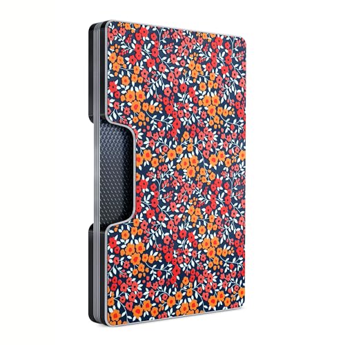 Image of Slim RFID Blocking Card Holder & Money Clip - Aluminum Wallet for Men & Women - Front Pocket Metal Minimalist Wallet Holds 15 Cards - Credit Card Holder - Durable, Lightweight, Unique Engraved Design