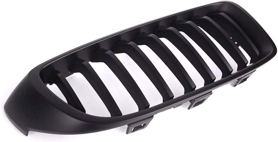 For 2014+ BMW F32 F33 F36 M4 F82 F80 M3 Gran Coupe Matt Black Grill Front Kidney Grille Single Line