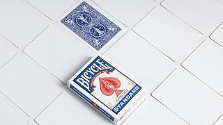 MJM Magnetic Card - Bicycle Cards (2 Per Package) Blank Face Blue by Chazpro - Trick