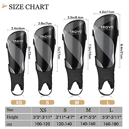 Soccer Shin Guards for Kids Youth - Protective Soccer Equipment for Boys Girls - Adults Men Women Soccer Shin Guards - Soccer Shin Pads for Kids 3-16 Years Old Girls Boys, High Impact Resistant - Thumbnail 5