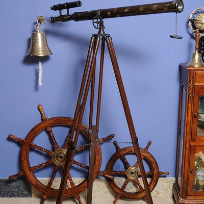 Old Modern HandicraftsDecorative Telescope With Stand