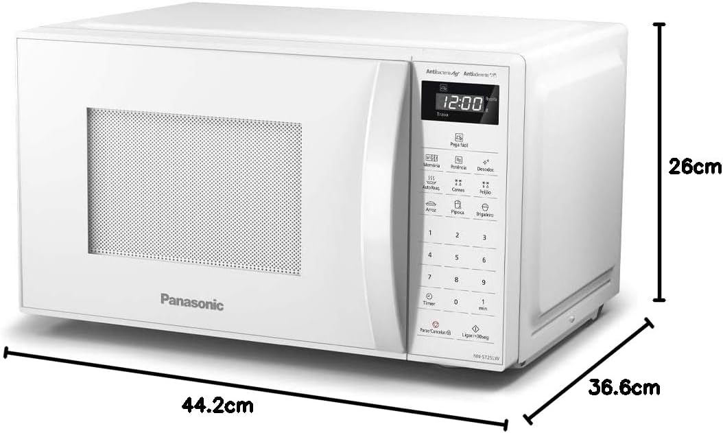 Panasonic Micro-ondas 21L Branco 127v NN-ST25LWRU