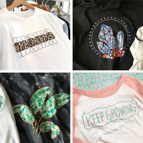 Siser Easypatterns PLUS Watercolor Rainbow, 30cm x 0,5m, Thermotransfer Vinyl zur Personalisierung von Kleidung, Accessoires und Textilmöbel, Material für Bastelartikel, geeignet für Kinderkleidung