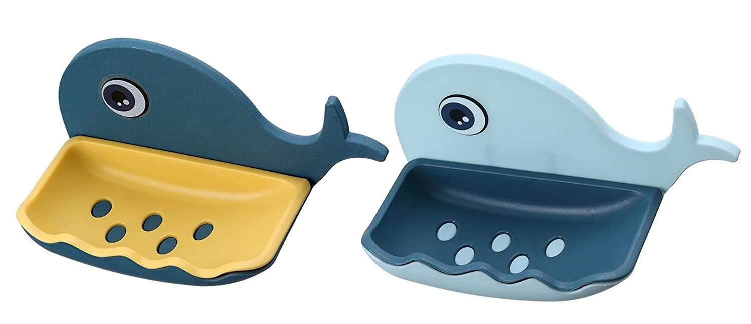 S V Enterprise Plastic 2Pcs Soap Holder/Soap Box Beautiful Fish Shape Soap Dish Case Holder Bathroom Accessory Fish Soap Dish, Multicolor (Pack of 2) (B0B1C7913N) Amazon Price History, Amazon Price Tracker
