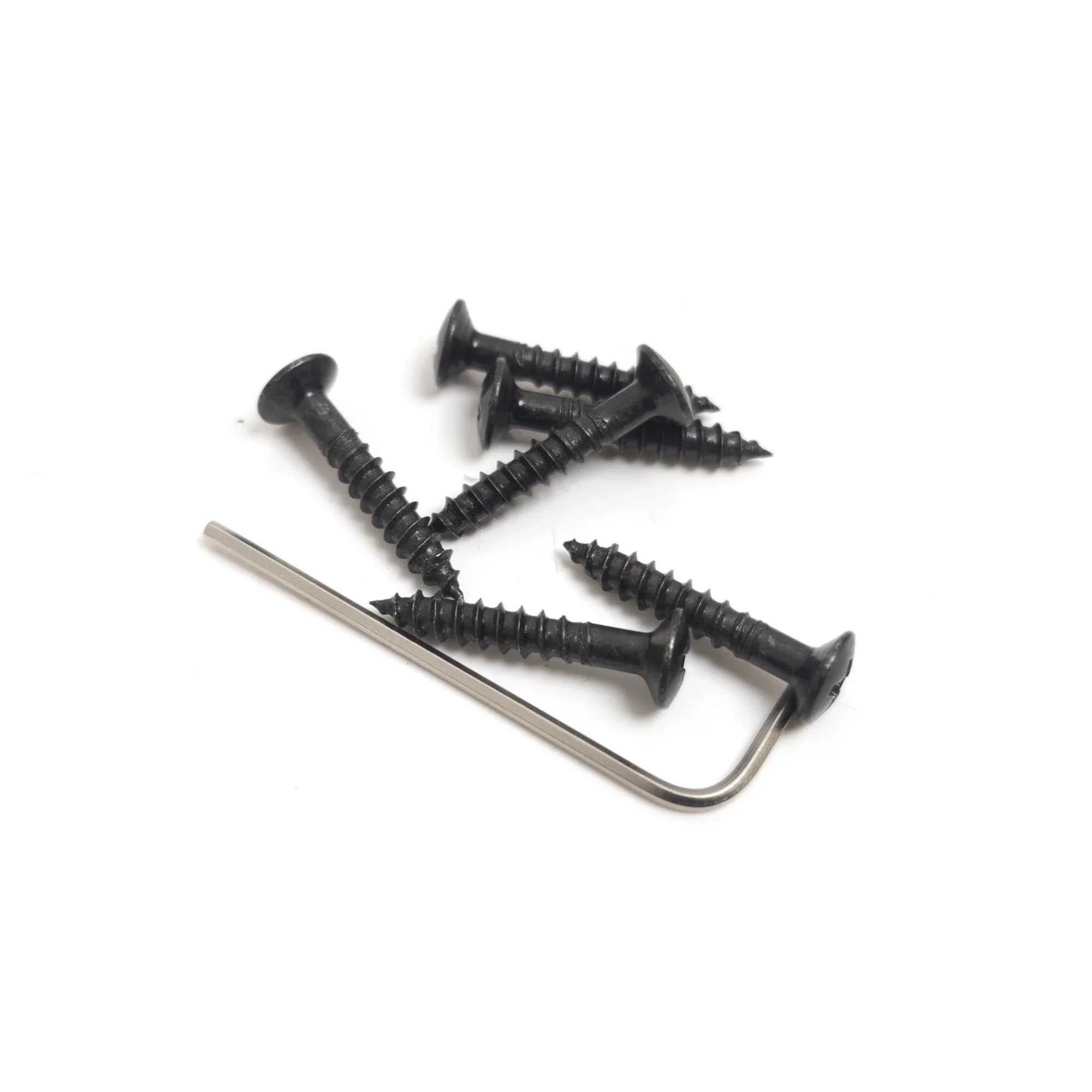 Puente for bajo de 6 cuerdas, puente de sillín rígido fijo de Metal, pieza trasera for guitarra cromada(Chrome)