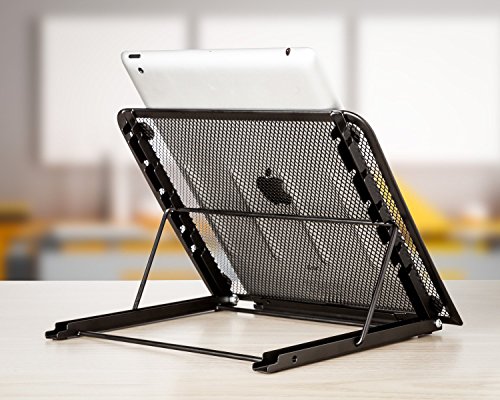 Computer-StandLaptop-Stand-for-Desk-Mesh-Ventilated-Adjustable-Laptop-Stand-for-Laptop-iPad-Tablet-and-More-Black
