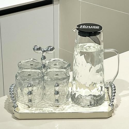 Tetera y taza de agua de cerámica para hogar miniatura 4