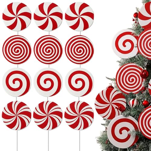 Canne à sucre de Noël grand format : la solution pour combler les vides du sapin - 2