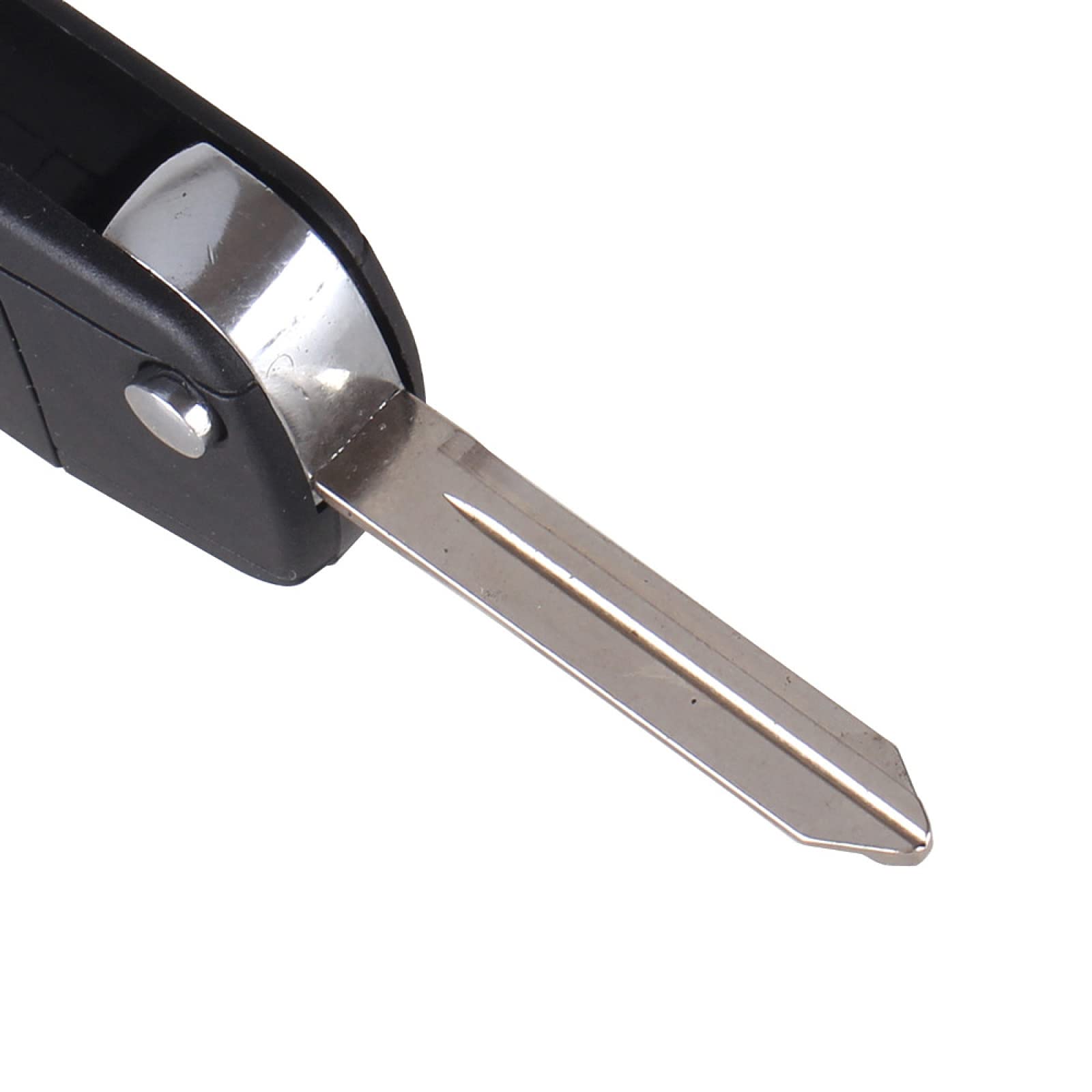 LadyCent Custodia Portachiavi Auto In ABS Per Chrysler Town & Country, 6 Pulsanti (5+1 Panico), Guscio Sostitutivo Senza Chip