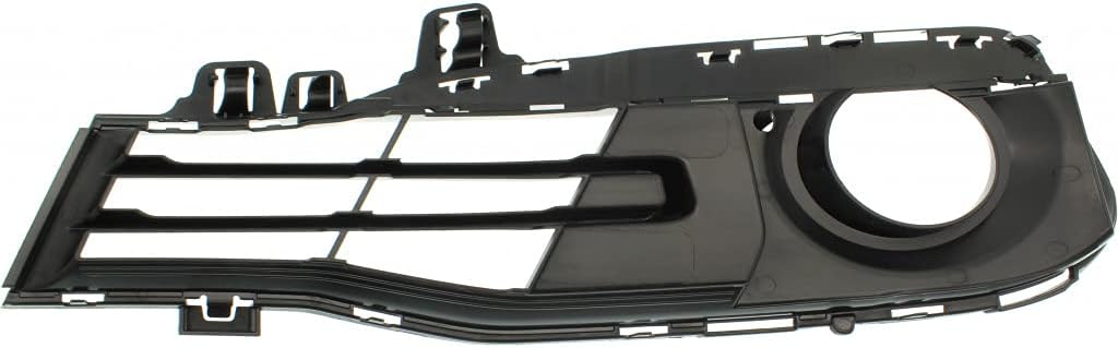 For BMW 320i/340i xDrive 2016 2017 2018 Fog Light Trim Passenger Side | Textured Black | With Fog Light Type Standard/Modem Line | Replacement For BM1039180 | 51117396878