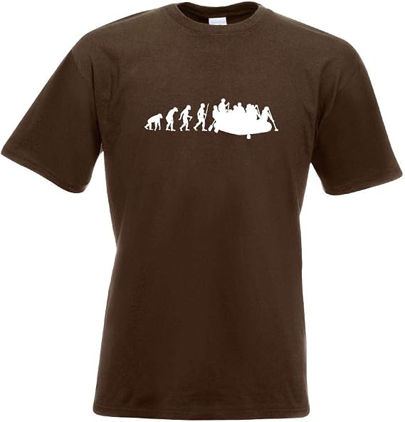 Kiwistar - T-Shirt - Graphit - Stand Up Paddling Evolution Motiv