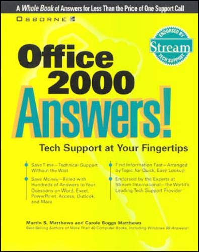 Office 2000 Answers! 
