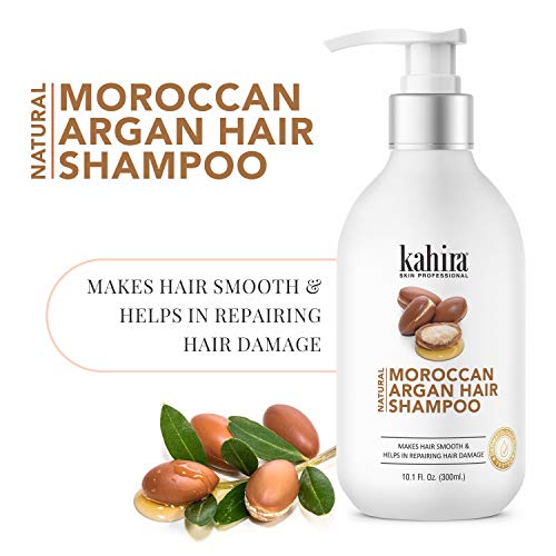 Image of Damage Repair Combo: 21 Herbs Ayurvedic Hair Oil (200ml) & Natural Moroccan Argan Hair Shampoo (300ml) - Makes Hair Smooth, Helps in Repairing Hair Damage & Deep Root Nourishment