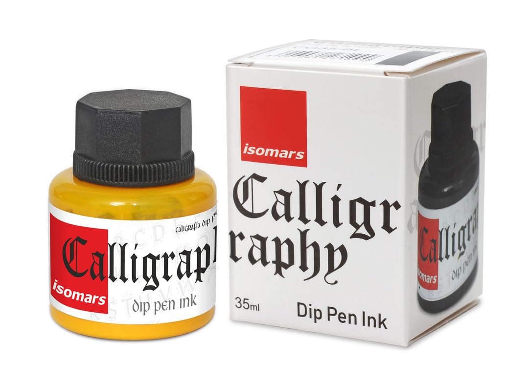 Calligraphy Ink for Dip Pens Suitable for G Nibs, Flex Nibs and Pilot Parallel Pen (35ml)