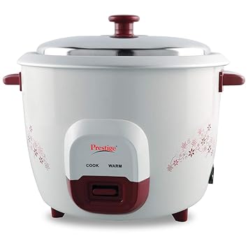 Prestige PRWO 1.0 Red Colour Rice Cooker (1 Liter)
