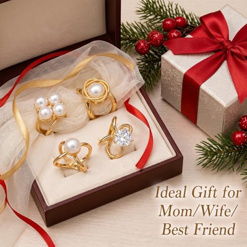 Image of 2 Pcs Scarf Ring Clips for Women Metal Shirt Tightener Cinch Buckle for Silk Scarf Shawl Blouse Sweater T Shirt Clothing Accessories