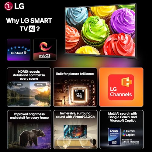 Image of LG 80 cms (32 inches) LB650 AI Series HD Smart webOS VA LED TV 32LB650BPLA
