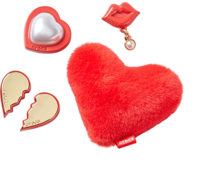 Breloques pour chaussures de Saint-Valentin accessoires multicolores taille unique