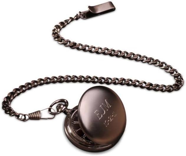 Gunmetal Pocket Watch Style GC775