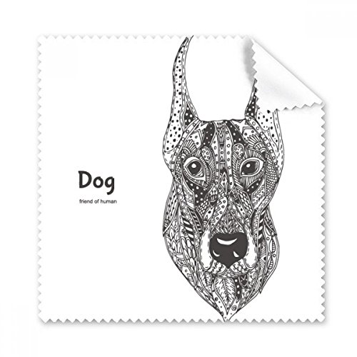 Chiffon de nettoyage pour lunettes motif chien peinture cadeau