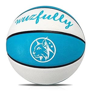 Basketball Größe 5 Outdoor Training Gummi Basketball für Erwachsene Kinder,ohne Pumpe