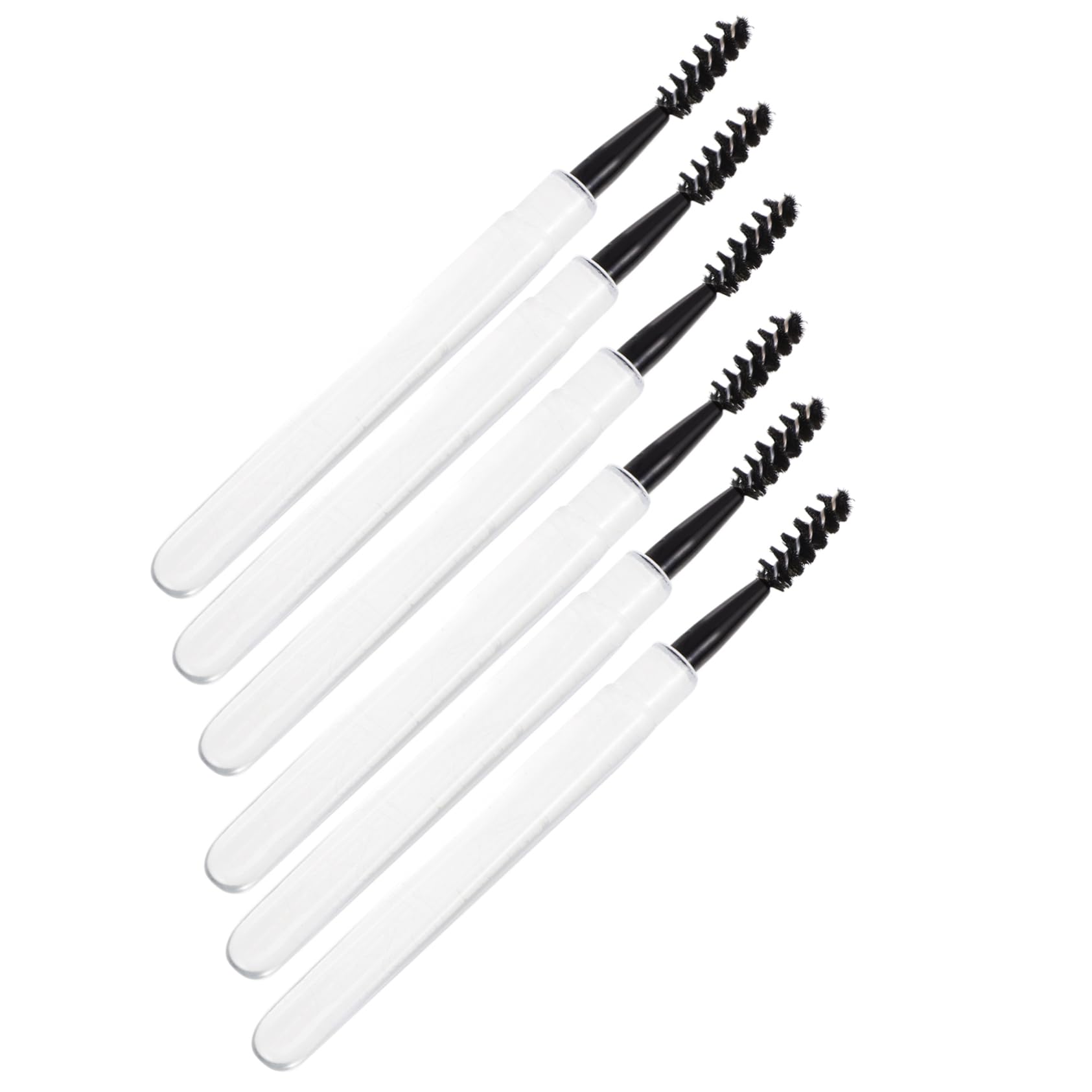 Baluue 6pc Set Lash Brush Mascara Guard Eyebrow Brush Applicator Makeup Tool for Women Girls